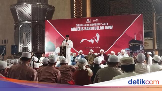 Sambangi Tabligh Akbar di Istiqlal Anies Didoakan Sukses di Pilkada Jakarta