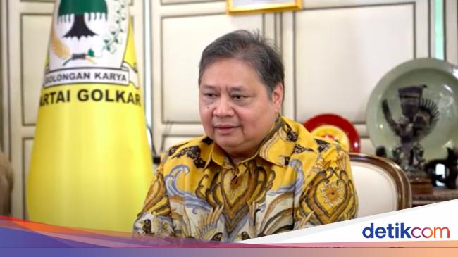 Mundur Ketum, Airlangga Terima Kasih ke Jokowi, Prabowo hingga Senior Golkar