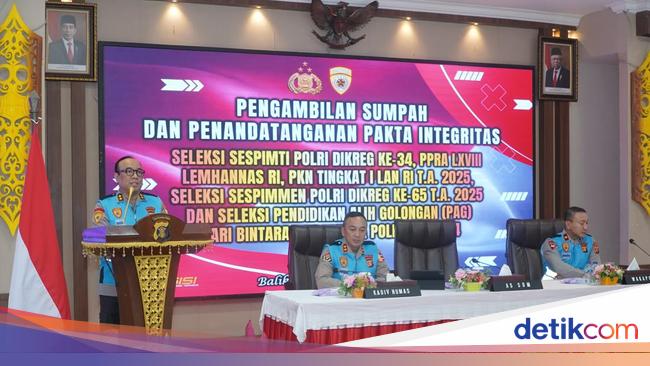 Seleksi Sespim-Alih Golongan Polri Dimulai, As SDM: Bersama Wujudkan ‘BETAH’