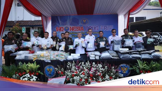 Kerja Sama dengan TNI dan Bea Cukai, Ini 5 Kasus Narkoba Diungkap BNN