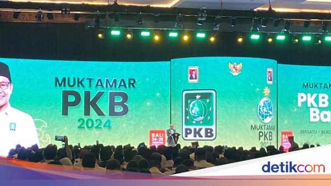 Cak Imin Sapa Menko Hadi di Muktamar PKB: Sakti Jadi Menteri Terus