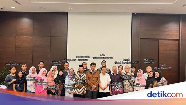 Dasco dan Habiburokman Silaturahmi dengan Keluarga-Aktivis 98