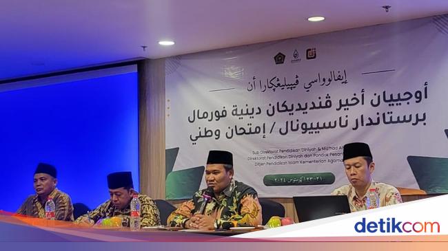 Kemenag Evaluasi Ujian Akhir Pendidikan Diniyah Formal Berstandar Nasional