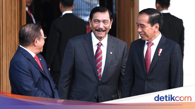 Salam Perpisahan Luhut ke Jokowi di Pengujung Masa Jabatan