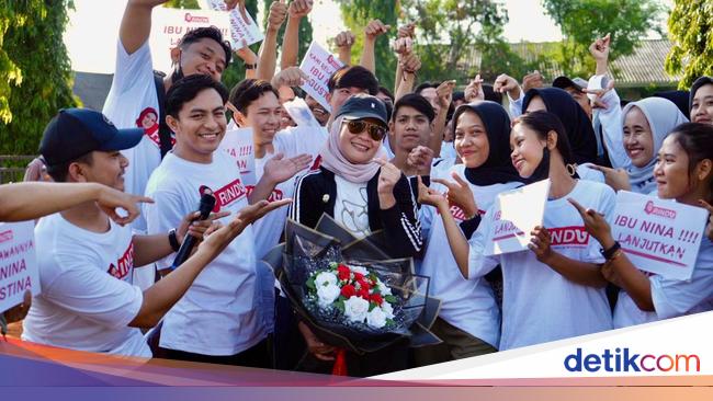 Milenial Dukung Nina Agustina di Pilbup Indramayu