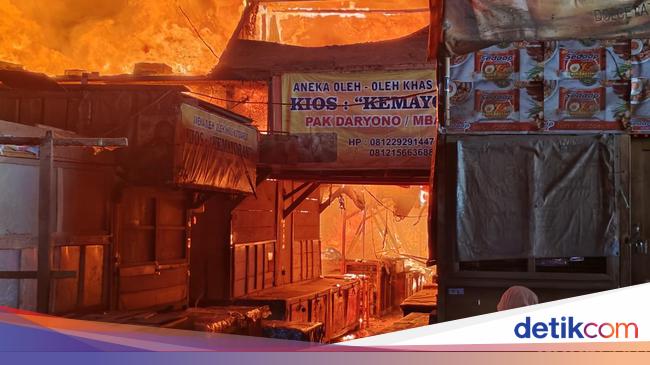 Pasar Kutoarjo Purworejo Kebakaran, 5 Orang Terluka