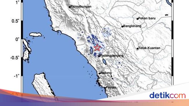 Gempa M 3,4 di Bukittinggi Akibat Aktivitas Sesar Sianok