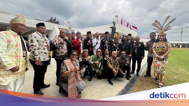 Sejumlah Relawan Jokowi Turut Hadiri HUT ke-79 RI di IKN