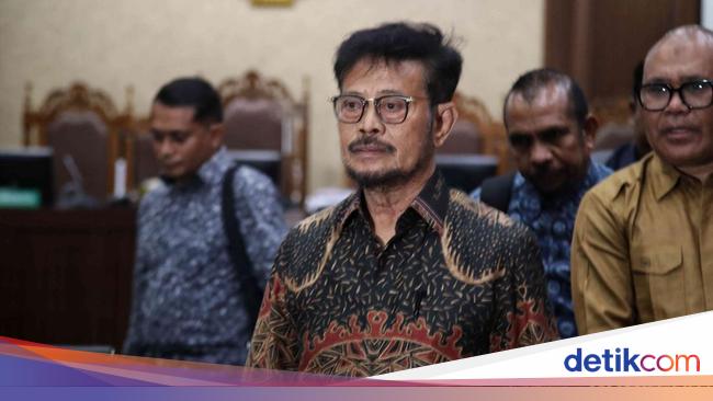 Sidang Putusan Banding KPK atas Vonis SYL Digelar 10 September