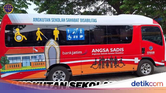 Pemkab Nganjuk Punya Angkutan Sekolah Gratis Khusus Difabel, In 4 Rutenya