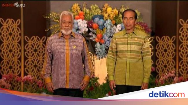 Jokowi Sambut Tamu Negara di Gala Dinner Indonesia-Africa Forum