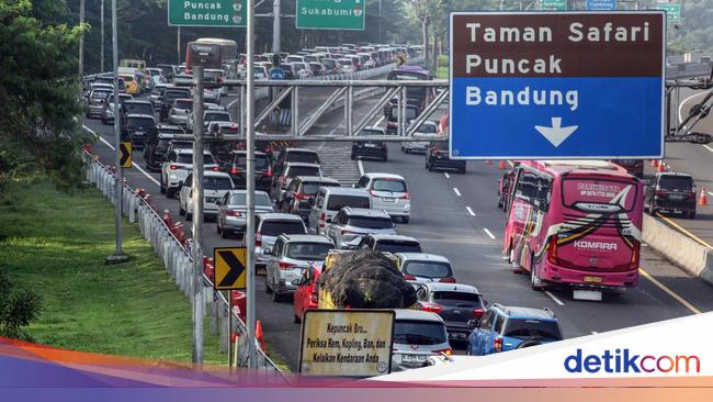 Puncak Ditutup Pagi Ini, Polisi Berlakukan One Way Arah Jakarta Urai Macet