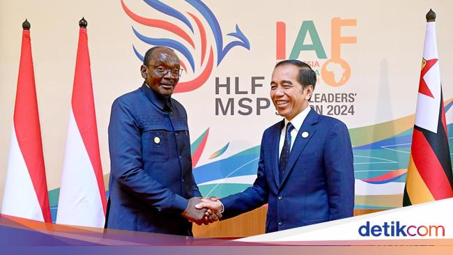 Jokowi Jajaki Kerja Sama Pertambangan Lithium dengan Zimbabwe