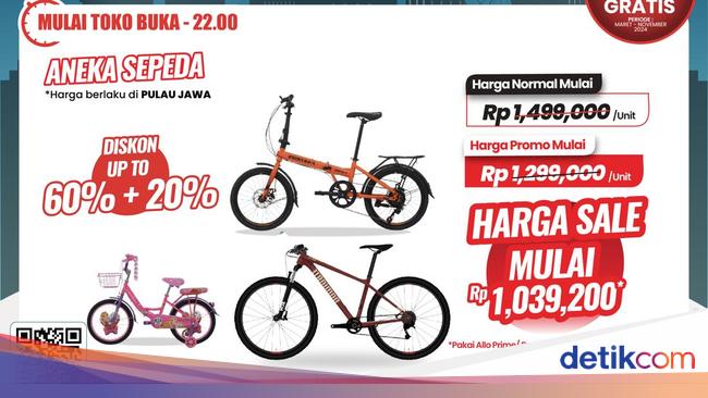 Murah Banget! Beli Sepeda di Transmart Full Day Sale Hematnya Kebangetan