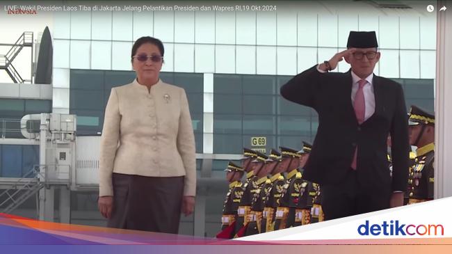 Wapres Laos Pany Yathotou Tiba di RI Jelang Pelantikan Presiden-Wapres