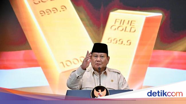 Sejarah di Era Prabowo Saat Bank Emas Pertama Resmi di Indonesia