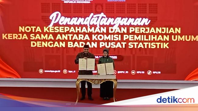 KPU Teken MoU dengan BPS untuk Mutakhirkan Data Terpadu Nasional