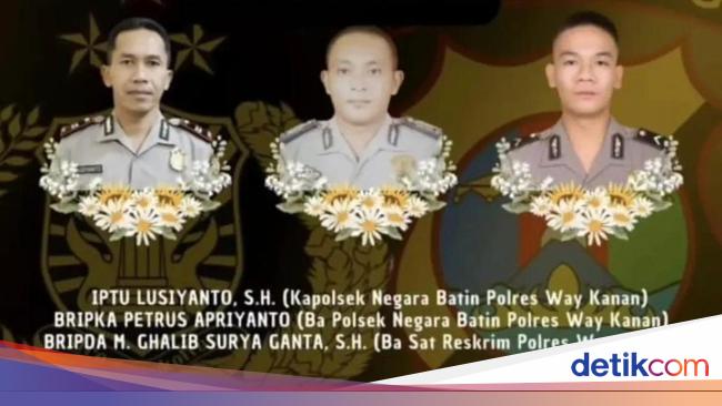 Identitas 3 Polisi yang Tewas Ditembak Oknum TNI, Salah Satunya Kapolsek