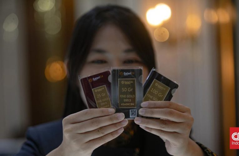Harga Emas Antam di Pegadaian Turun hingga Rp11.000