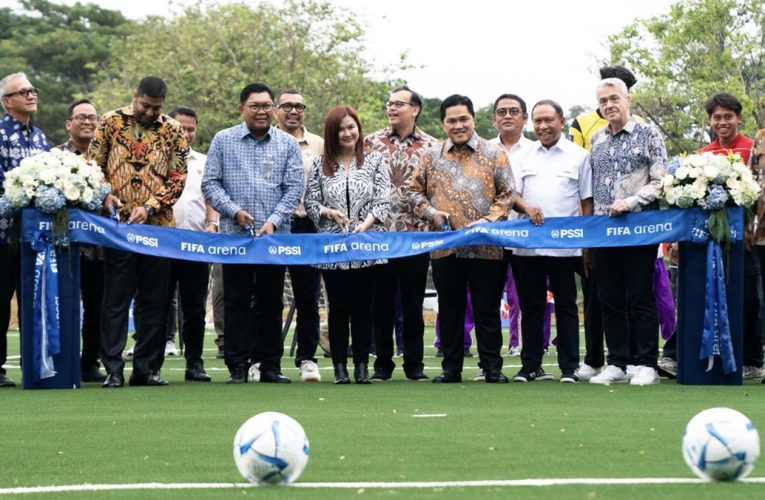 Bank Mandiri, FIFA, dan PSSI Hadirkan Lapangan Mini Soccer Ramah Anak