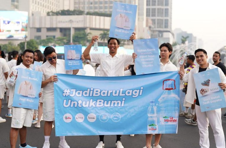 Le Minerale Gandeng Lokal Merek, Botol Botol Mantan Mode