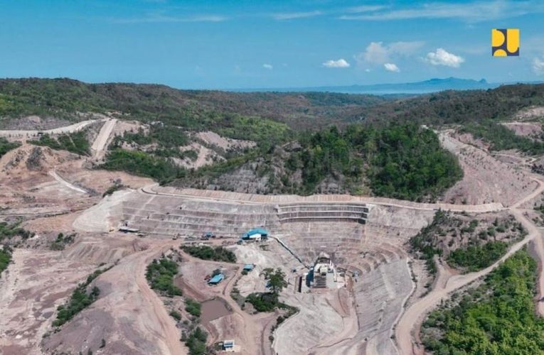 Progres Pembangunan Bendungan Mbay di NTT Capai 80,69%
