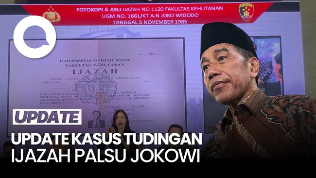 Soal Kelanjutan Kasus Tudingan Ijazah Palsu Jokowi