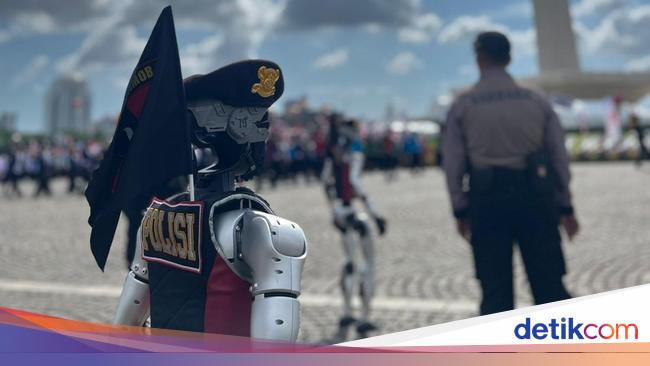 Puncak Hari Bhayangkara, Polri Kenalkan Defile 30 Unit Robot